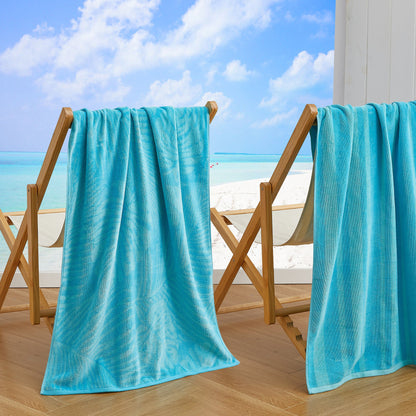 Velour Cotton Beach Towels and Maui Two Pack