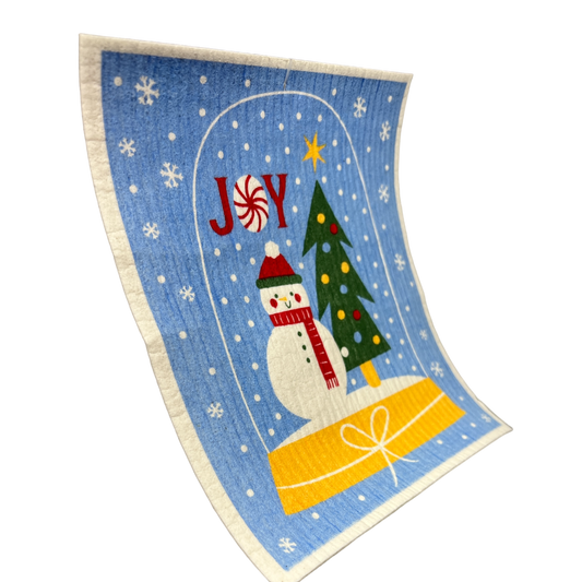 Swedish Dish Cloth - Snowglobe Joy