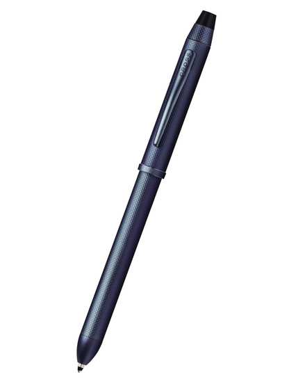 Cross Tech3+ Dark Blue PVD Multifunction Pen with clip on Tampa Home & Garden Store