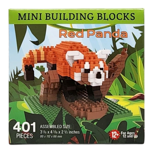 Minibloques de construcción - Panda rojo
