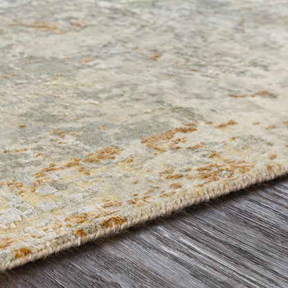 Telogia Carpet rug by Boutique Rugs, neutral cream with tan speckles, rolled edge on Tampa Home & Garden Store