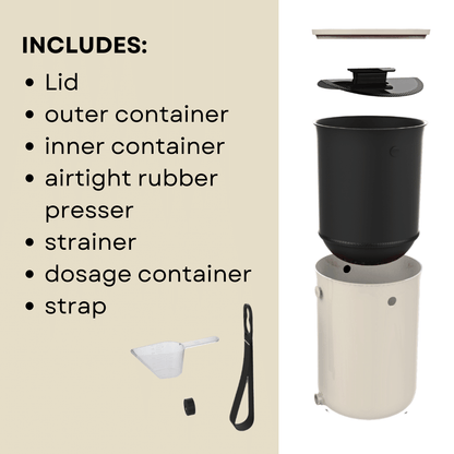Bac à compost de cuisine Bokashi, 2,5 gal