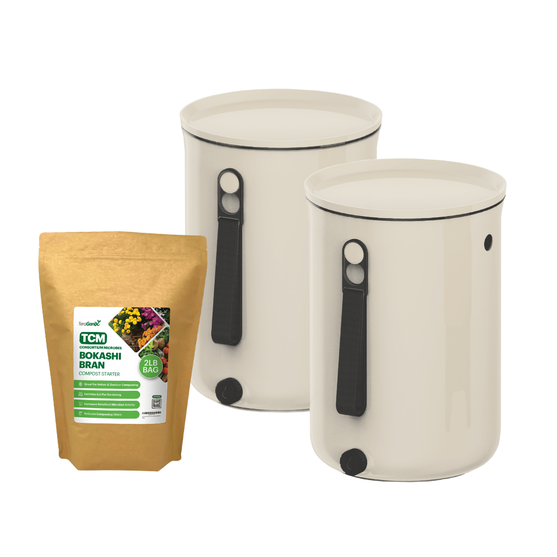 Bac à compost de cuisine Bokashi, 2,5 gal