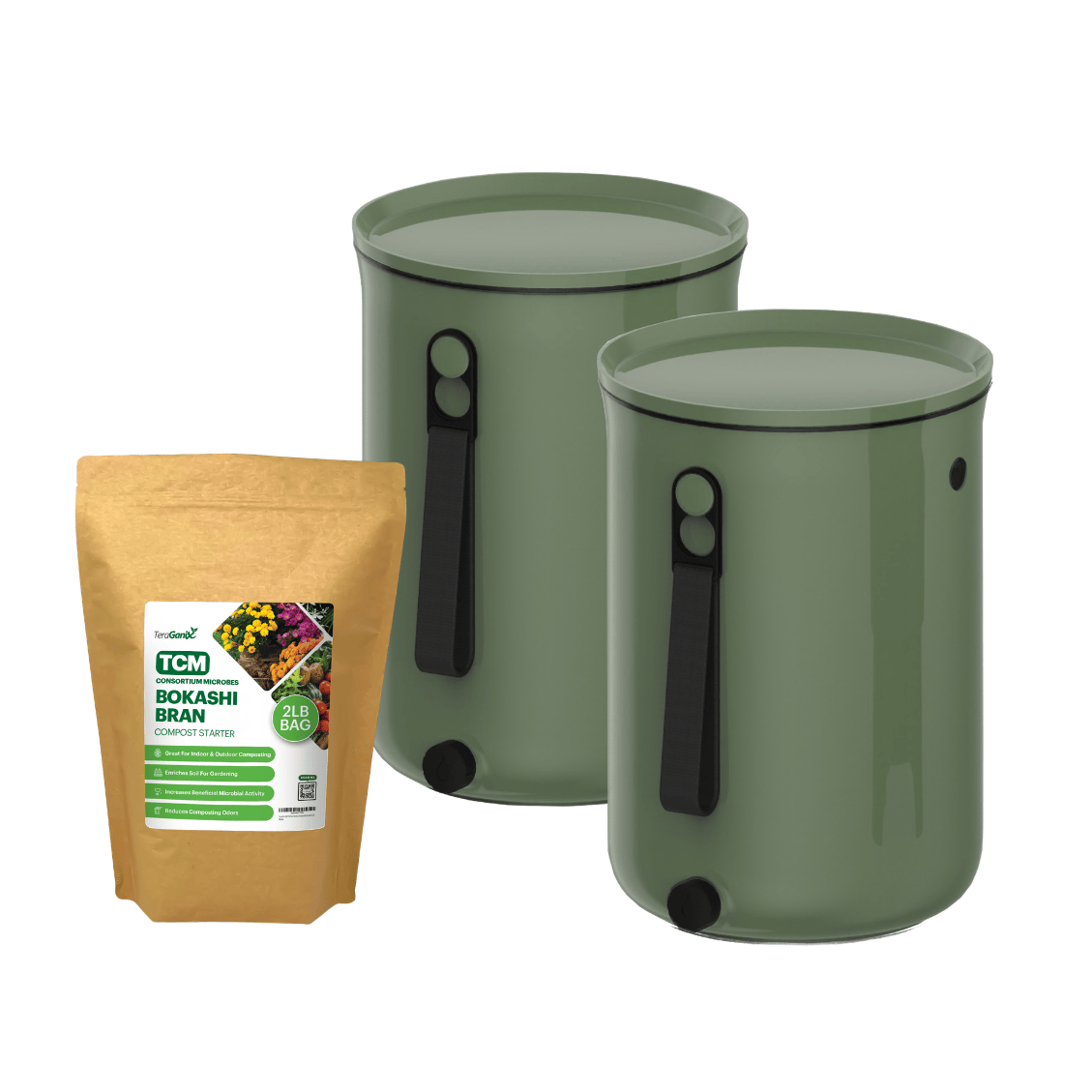 Bac à compost de cuisine Bokashi, 2,5 gal