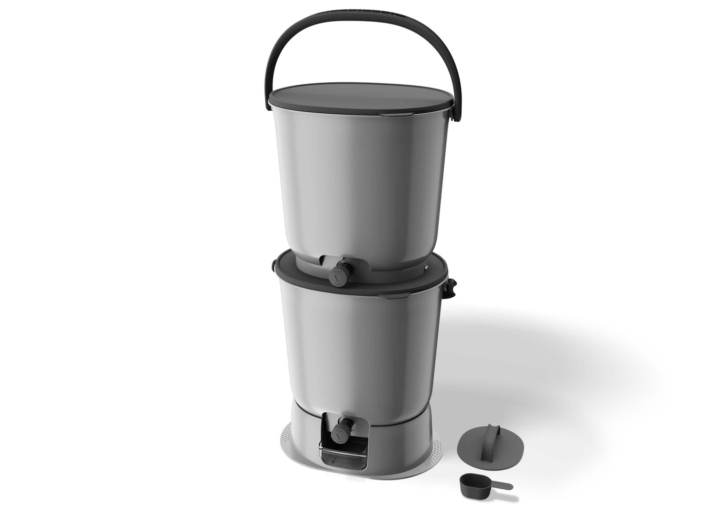 The Essential Bokashi Compost Bin Starter Kit, 4.4 gal