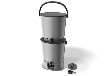 Bokashi Compost Bin Starter Kit, 4.4 gal