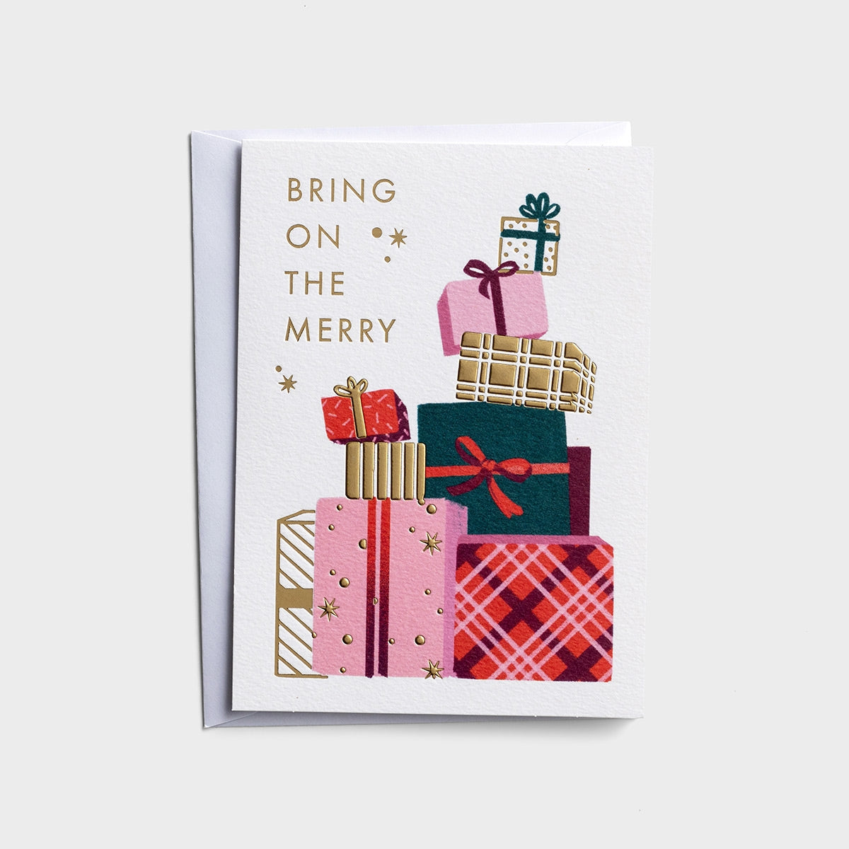 Candace Cameron Bure - Bring on The Merry/Paquete doble de tarjetas navideñas en caja