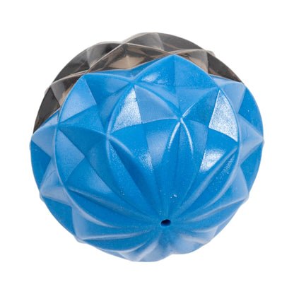 Pelota de juguete para perros con textura geométrica Country Living, juguete interactivo de goma para estimulación mental (tamaño grande)