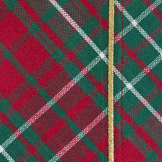 Serviette de table Patricia Heaton Home Saint Nicholas à carreaux tartan