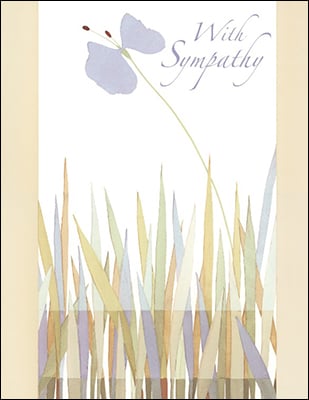 Carte Notion - Avec Lys de la sympathie