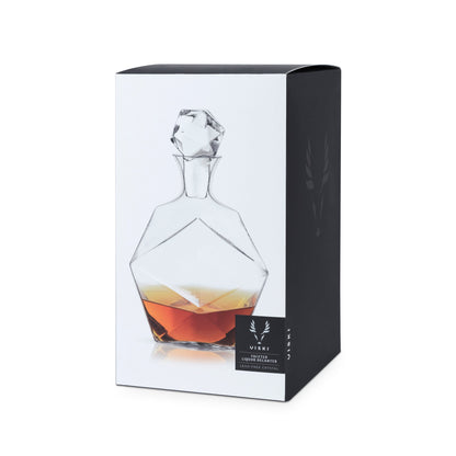 Seneca Faceted Crystal and Liquor Decanter