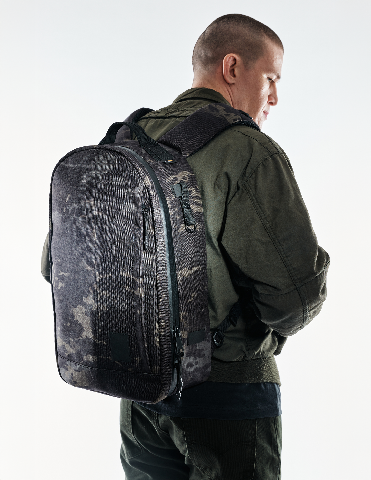 Conceal Pack 21L camouflage backpack by The Brown Buffalo with padded straps on Tampa Home & Garden Store