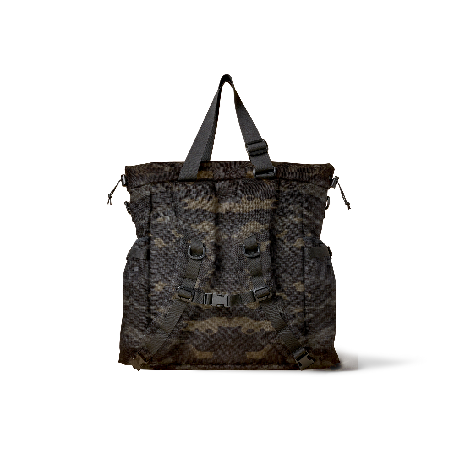 Conceal Tote camouflage canvas bag with adjustable straps by The Brown Buffalo on Tampa Home & Garden Store