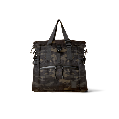Conceal Tote camouflage tote bag with rugged straps and front buckle by The Brown Buffalo on Tampa Home & Garden Store