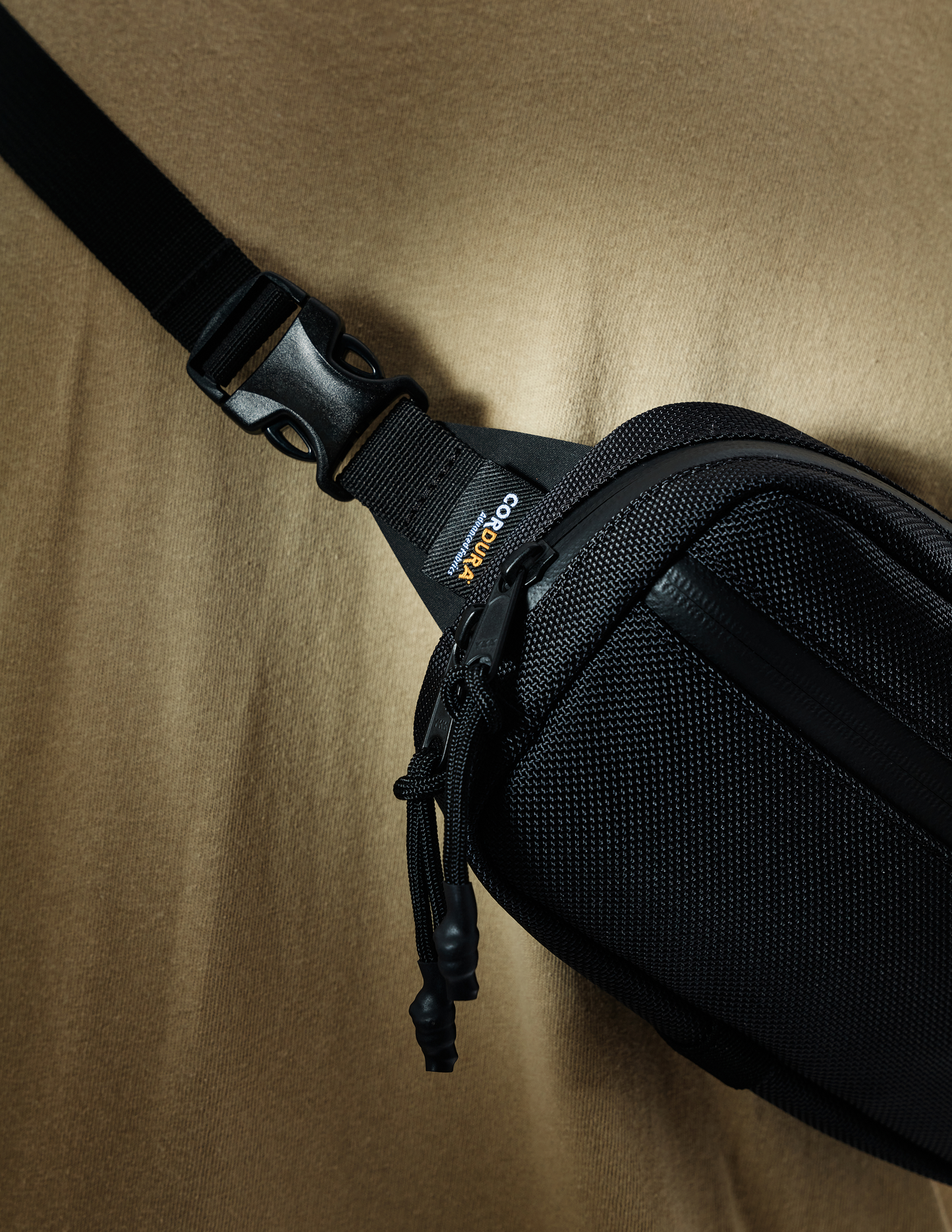 Conceal Waistpack black fanny pack with adjustable strap and buckle by The Brown Buffalo on Tampa Home & Garden Store