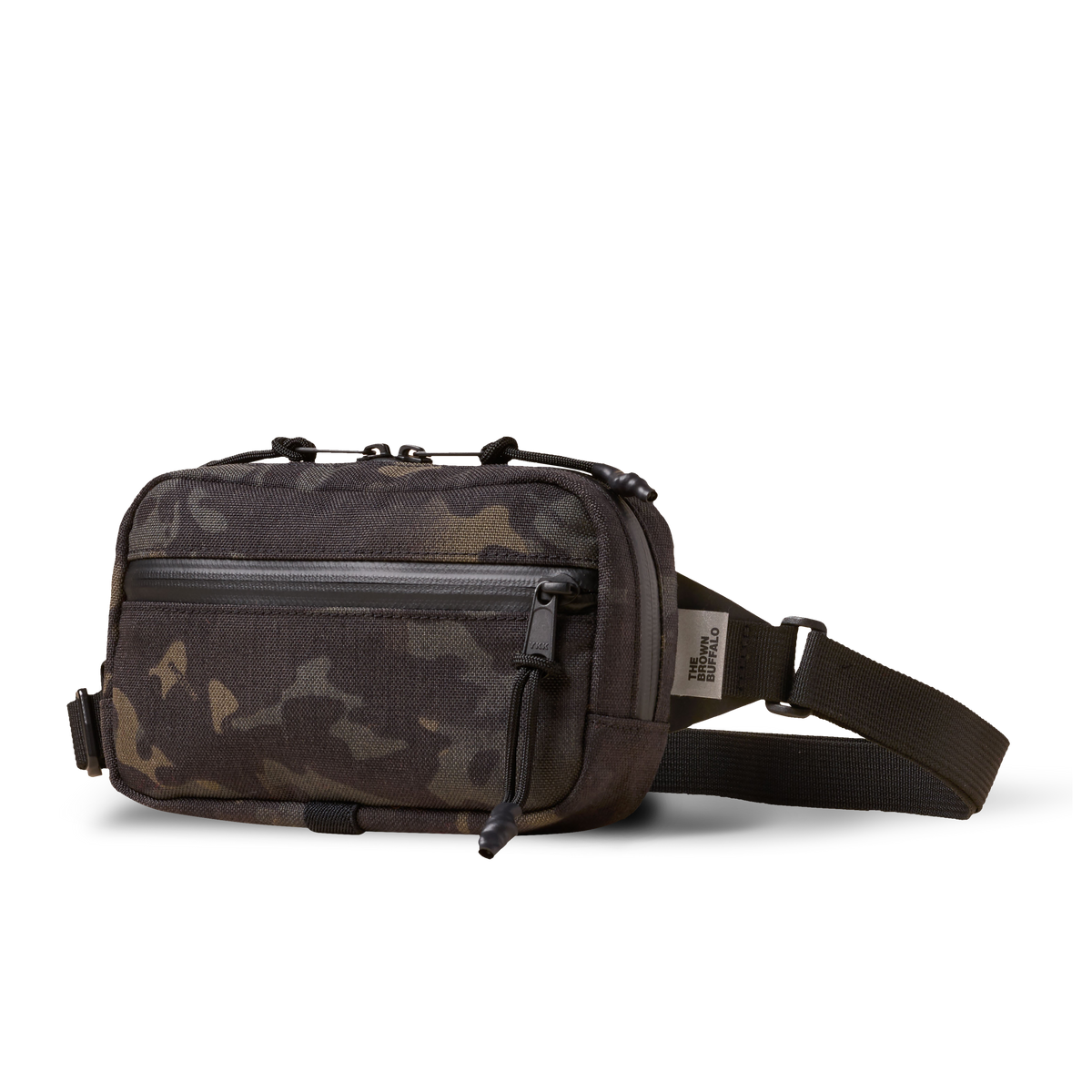 Conceal Waistpack camouflage fabric fanny pack with adjustable strap by The Brown Buffalo on Tampa Home & Garden Store