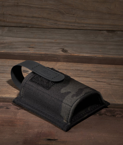 Muzzle Mask, black nylon accessory with Velcro strap and loop handle by The Brown Buffalo on Tampa Home & Garden Store