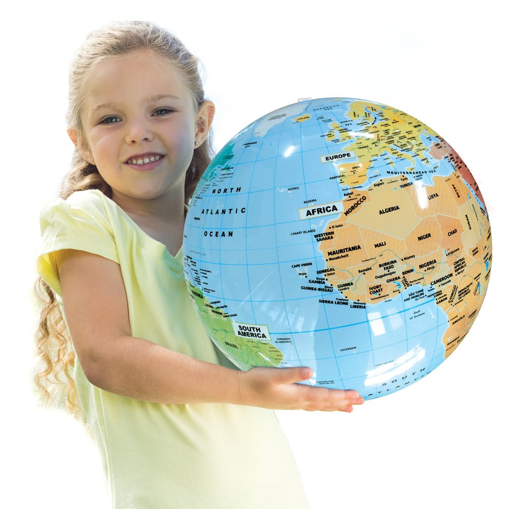 The Political World 16.5-inch Inflatable Globe