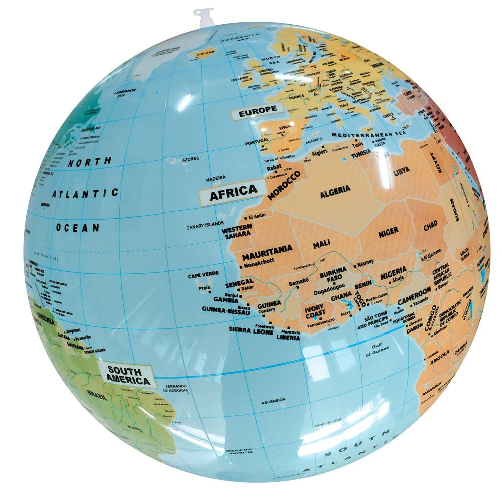 The Political World 16.5-inch Inflatable Globe