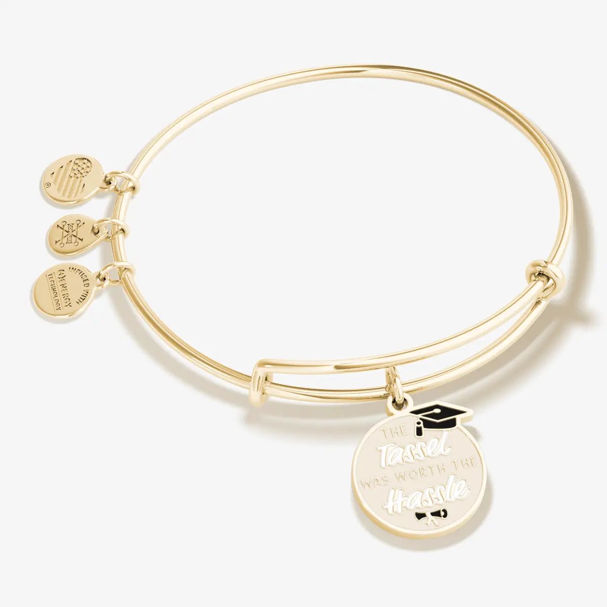 the Tassel Was Worth the Hassle Charm Bangle