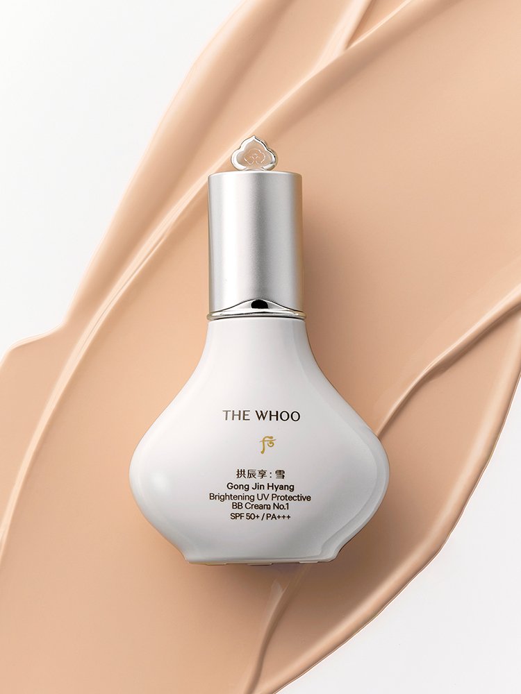 THE WHOO Gong Jin Hyang Brightening UV BB Cream SPF50+ PA+++ 40ml white bottle with cap Garden on Tampa Home & Garden Store