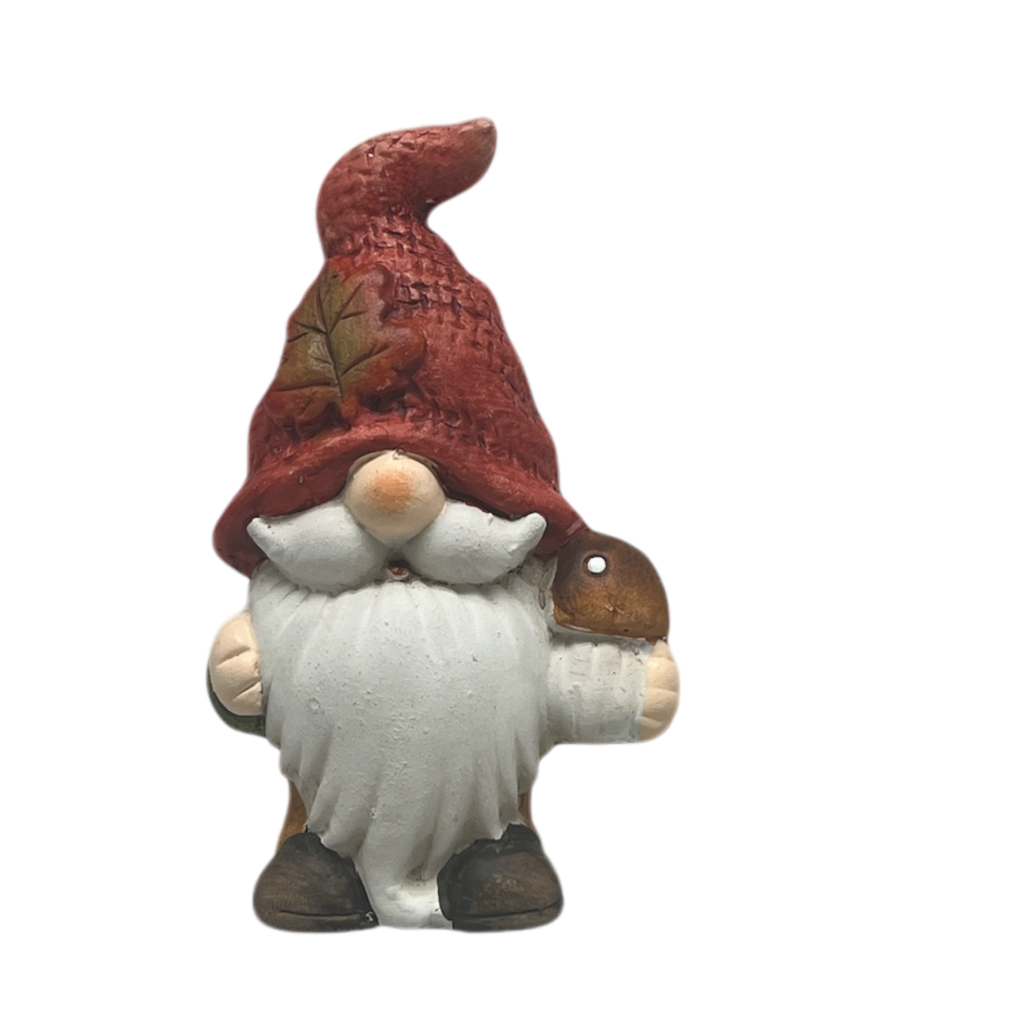 Autumn Gnome with Mushroom