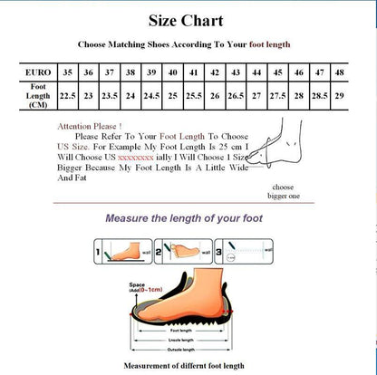 Sneakers Stevvex ST85SH4477SCN size chart with foot length measurement steps on Tampa Home & Garden Store