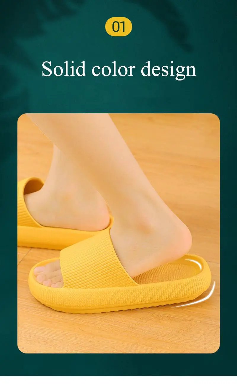 Thick Platform Slippers for Women Indoor Open Toe
