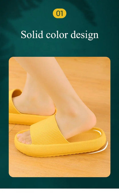 Thick Platform Slippers for Women Indoor Open Toe