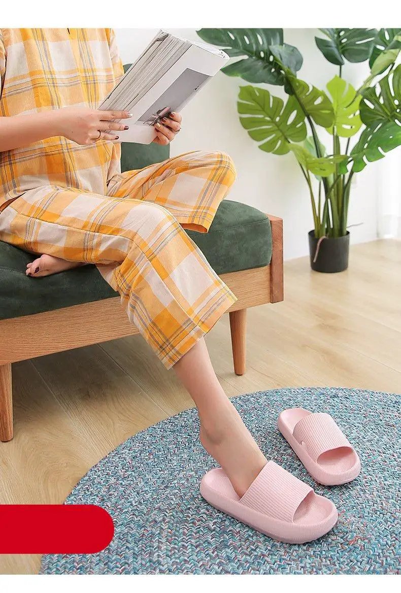 Thick Platform Slippers for Women Indoor Open Toe