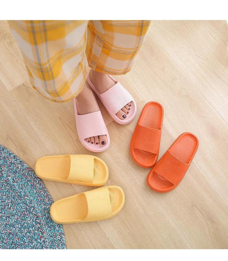 Thick Platform Slippers for Women Indoor Open Toe