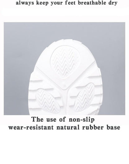 Sneakers Stevvex white sole with non-slip rubber base and zigzag tread on Tampa Home & Garden Store