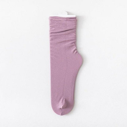 Stevvex lavender thin athletic sock breathable cotton unisex single sock on Tampa Home & Garden Store