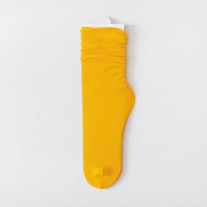 Stevvex thin ankle sock in solid yellow, breathable cotton athletic sock on Tampa Home & Garden Store
