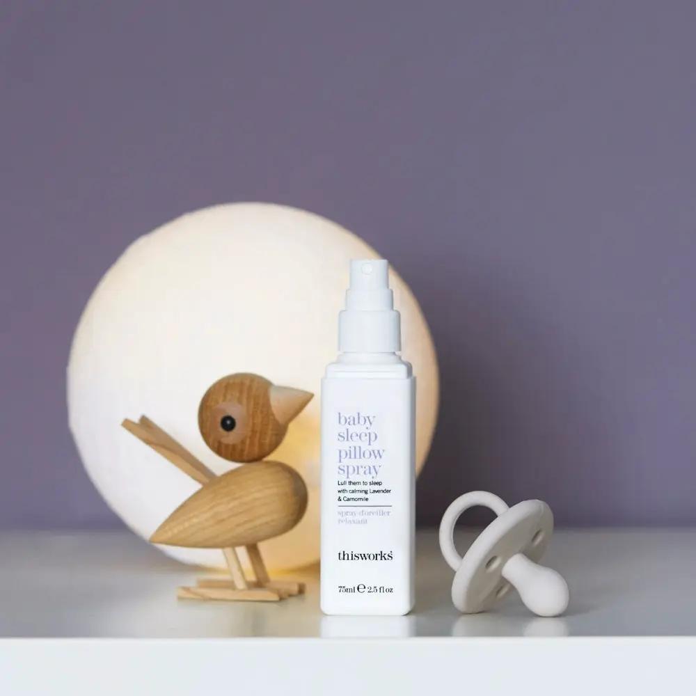thisworks Baby Sleep Pillow Spray white plastic bottle with lavender chamomile scent 75ml on Tampa Home & Garden Store