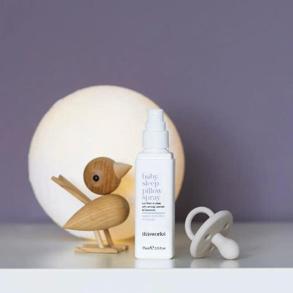 thisworks Baby Sleep Pillow Spray white plastic bottle with lavender chamomile scent 75ml on Tampa Home & Garden Store