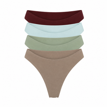 Hemp thong 4-pack by Net Positive in assorted colors on Tampa Home & Garden Store