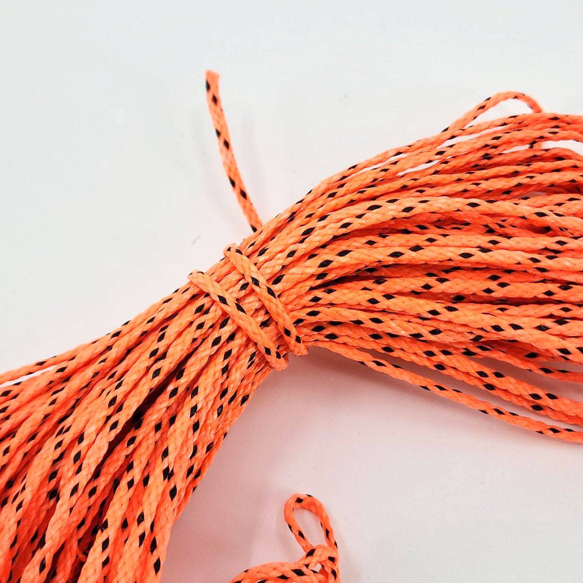 Throw rope 50 ft 2.2mm braided orange with black flecks Notch Brand by Hilltop Packs LLC on Tampa Home & Garden Store