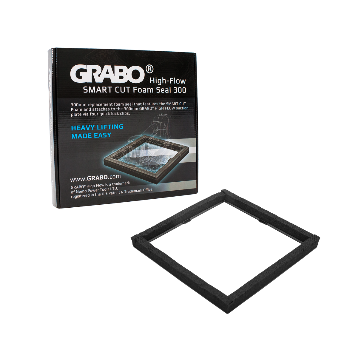 GRABO Smart Cut Foam Seal 300 for textured pavers, 150 lb, GRIP TECH TOOLS on Tampa Home & Garden Store