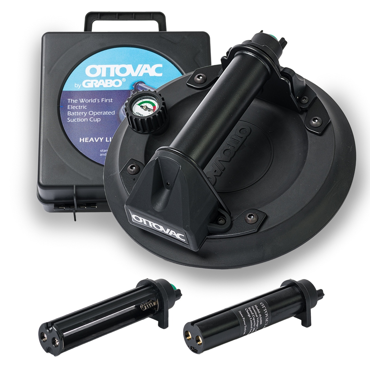 Ottovac Portable Electric Suction Gripster for Glass 220 lb with case on Tampa Home & Garden Store