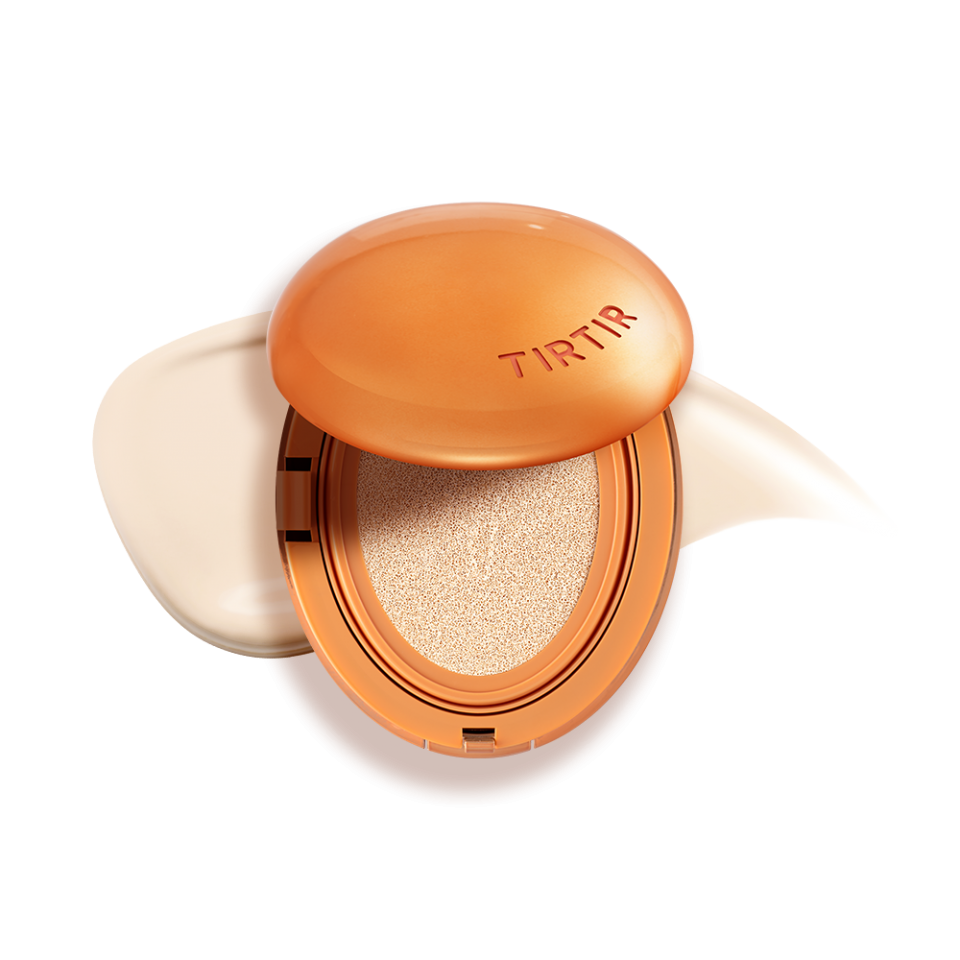TIRTIR Mask Fit AI Filter Cushion compact in orange case with beige sponge 18g on Tampa Home & Garden Store