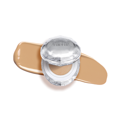 TIRTIR Mask Fit Crystal Mesh Cushion mini 5g compact in beige with a crystal lid by Seoulia on Tampa Home & Garden Store