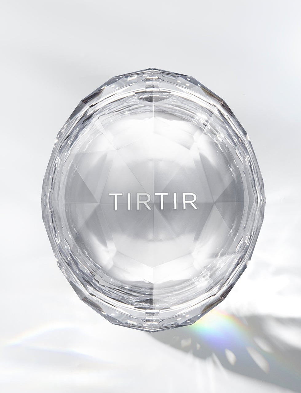 TIRTIR Mask Fit Crystal Mesh Cushion compact with a faceted crystal lid on Tampa Home & Garden Store