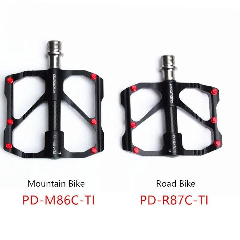 Titanium Bicycle Pedals With Titanium Shaft
