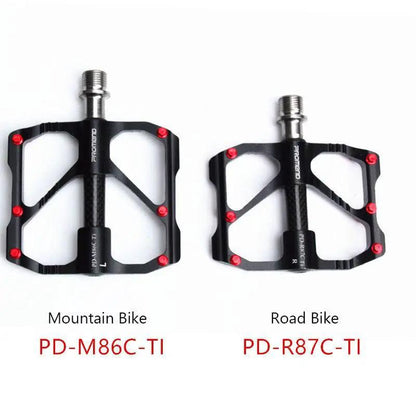 Titanium Bicycle Pedals With Titanium Shaft