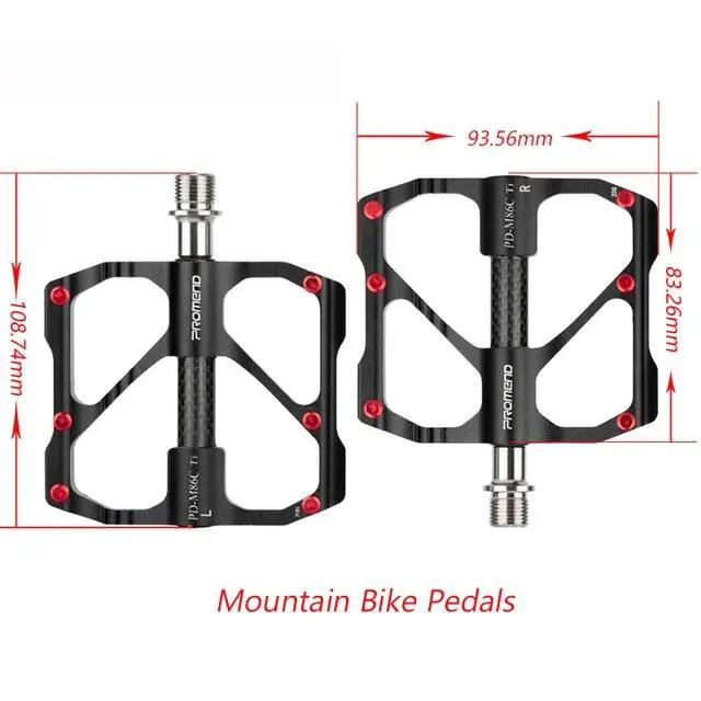 Titanium Bicycle Pedals With Titanium Shaft