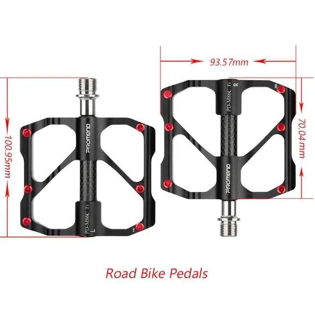 Titanium Bicycle Pedals With Titanium Shaft