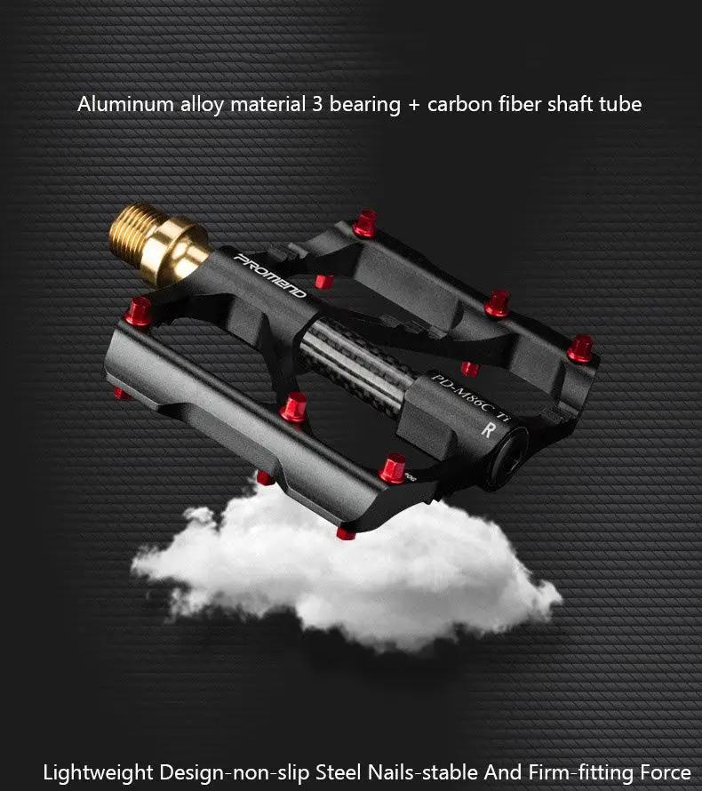 Titanium Bicycle Pedals With Titanium Shaft