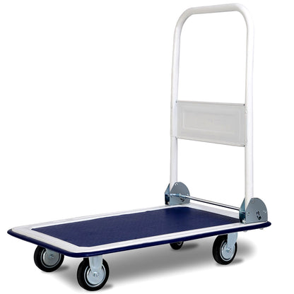 Carretilla de plataforma plegable de 330 libras para almacén