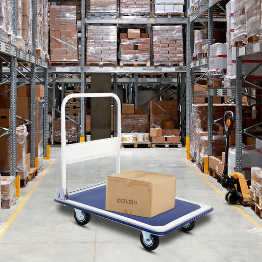 660 Pounds Folding Platform Cart Dolly Hand Truck - Tampa Home & Garden Store